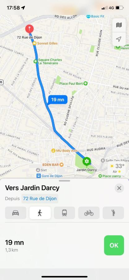 Studio Rue De Dijon Talant Kültér fotó